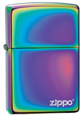Зажигалка ZIPPO Classic лого с покрытием Spectrum™, латунь,глянцевая, 38x13x57 мм
