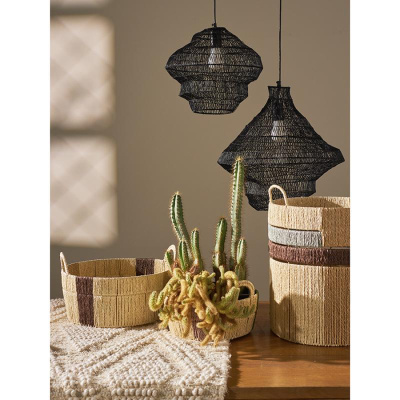 Корзина плетеная овальная bodhran chocolate из коллекции ethnic, размер l