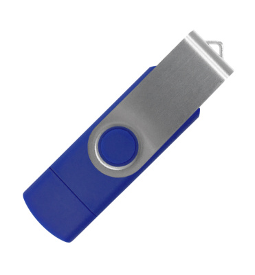 Флеш накопитель USB 2.0 Twister Smart 16GB, пластик Софт Тачметалл