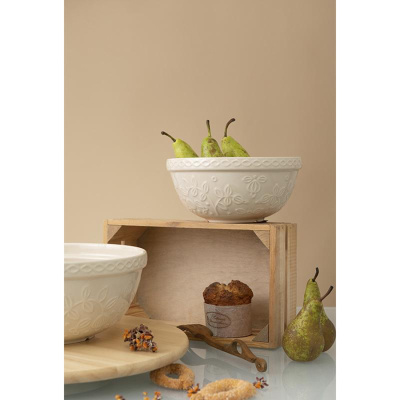 Миска ового цвета с рельефным узором Ягоды Тайги из коллекции russian north, 1,5 л