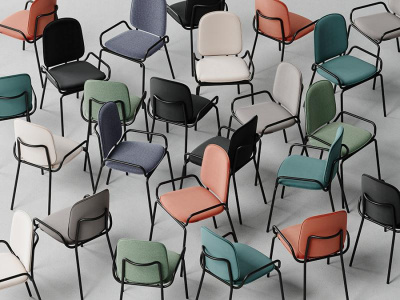 Стул ror, 2 frame, рогожка