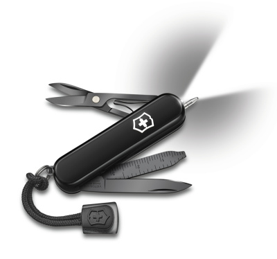 Ножбрелок VICTORINOX Signature Lite Onyx Black, 58 мм, 8 функций