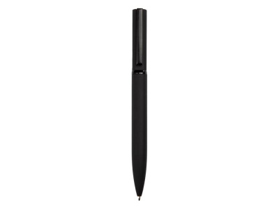 Ручка шариковая металлическая Siegfried Silver soft-touch с зеркальным слоем