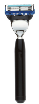 Станок для бритья IL Ceppo, FUSION, алюминий, никелированная латунь,  глянцевый