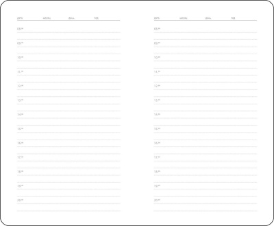 Ежедневник недатированный<br />10x16 см, 320 стр.