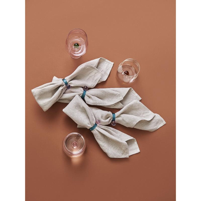 Набор из 4 колец для салфеток orb, D4 см