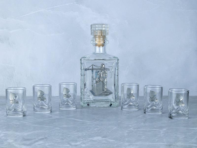 Набор со штофом Строительный