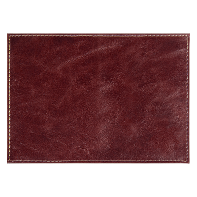 Обложка для автодокументов Leather Sky Matt Sun из натуральной кожи,  с белой прострочкой