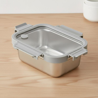 Контейнер стальной click steel, 1,2 л