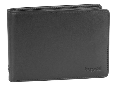 Портмоне BUGATTI Primo, натуральная воловья кожа, 12,5х1х9 см