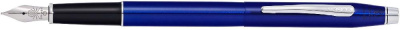 Перьевая ручка Cross Classic Century Translucent Blue Lacquer,  ярко, перо  , тонкое