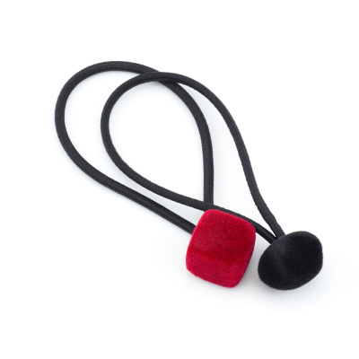 Резинки для волос Dewal Beauty , сердечки, midi (2 шт)