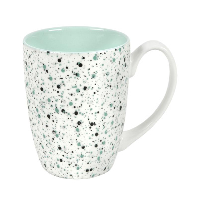 Кружка TERRAZZO, белый с розовым, 330мл, фарфор