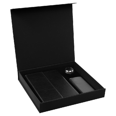 Набор подарочный Solution Prestige Trio ( ежедневник, внешний аккумулятор «Universal», колонка беспроводная MyTone Mini Sound)