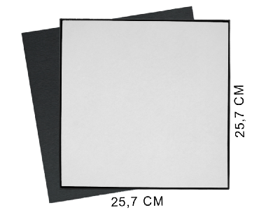 Коробка подарочная Solution Superior Alfa Fabrique Print Sample  Железные дороги , под индивидуальную вырубку, 25,7x25,7x2,8 см,  ложемент