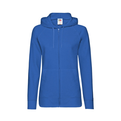 Толстовка без начеса "Ladies Lightweight Hooded Sweat", белый, XS, 80% х/б 20% полиэстер, 240 г/м2