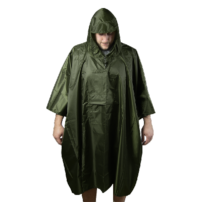 Дождевик пончо-тент Robinson туристический с чехлом c водонипроницаемой ткани один размер