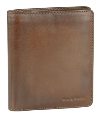 Портмоне BUGATTI Domus, с RFID защитой, натуральная воловья кожа, 10 х 2 х 12 см