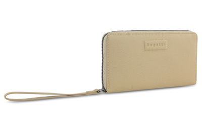 Кошелёк женский BUGATTI Elsa, с защитой RFID, воловья кожаполиэстер, 18,7х2х10 см