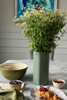 Миска  с рельефным узором Ягоды Тайги из коллекции russian north, 1,5л