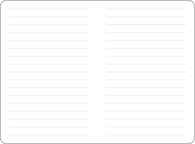 Блокнот линейка<br />9х13 см, 144 стр.