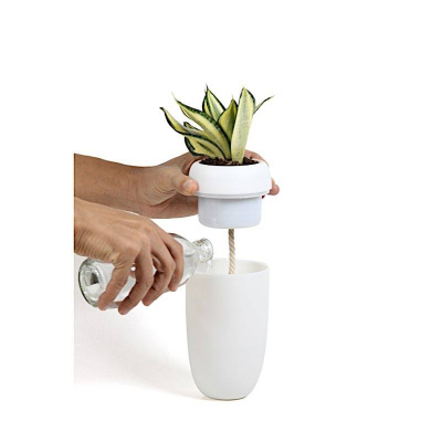 Горшок с крышкой, оранжевый