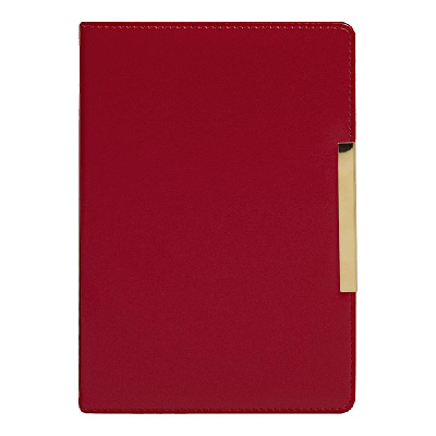 Ежедневник City Moderna Pristine А5,  с золотистым, недатированный, в твердой обложке с поролоном