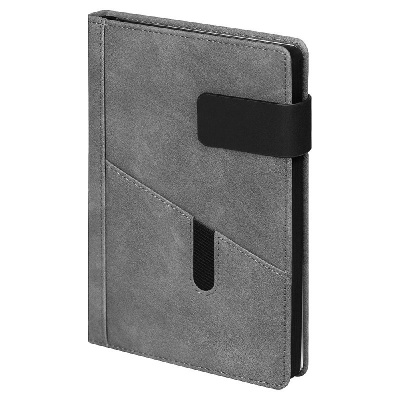 Ежедневник Smart New York Suede А5, недатированный, в твердой обложке с поролоном, в подарочной коробке