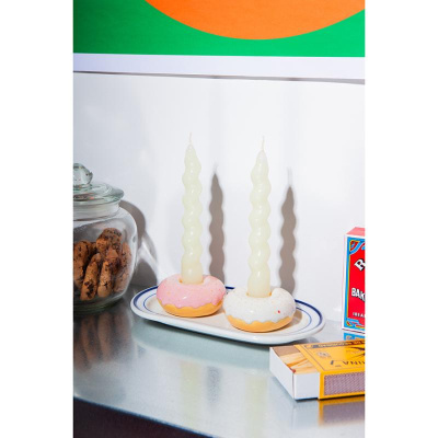 Подсвечник fast food, donut, D7 см