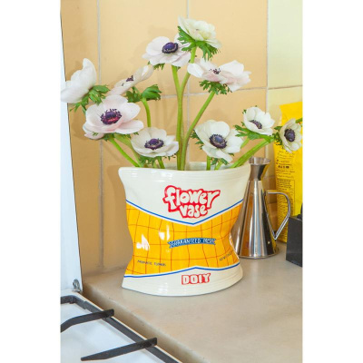 Ваза для цветов corner shop, chips bag, 17 см