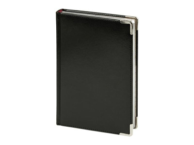 Ежедневник недатированный А5 Sidney Nebraska с серебряным срезом и уголками