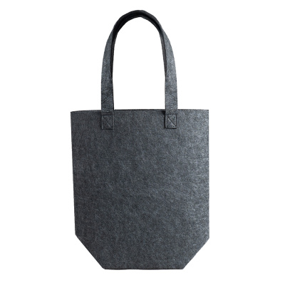 Сумка-шоппер FELTY 40 х 36 см, темно-серый, RPET фетр