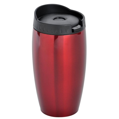 Термокружка дорожная "Dakar", 420 мл, синий, пластик, металл, лазерная гравировка