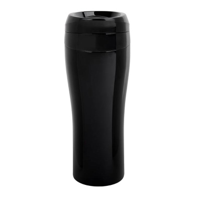 Термокружка вакуумная "Click": стальная, 400 мл, серебро