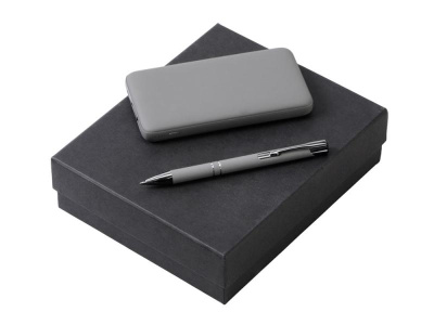 Подарочный набор Color it с металлической ручкой и повербанком