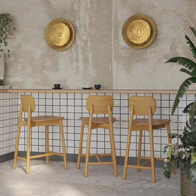 Стул полубарный saga