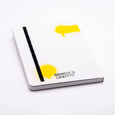 Блокнот линованный Pininfarina Banksy Улетающая девочка из каменной бумаги, А5