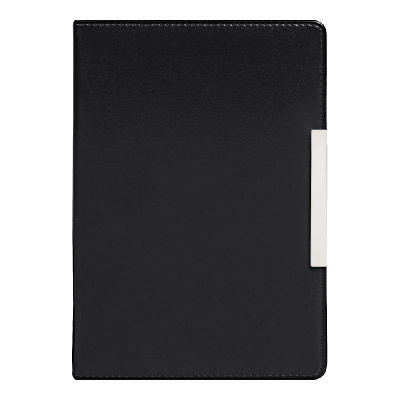 Ежедневник City Moderna Pristine А5,  с серебристым, недатированный, в твердой обложке с поролоном