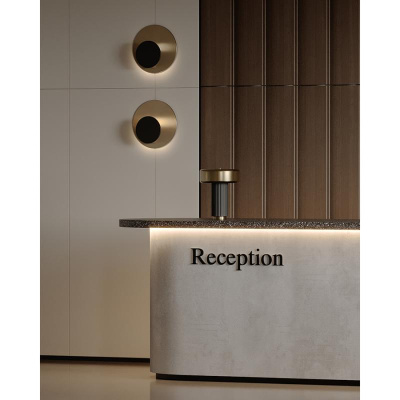 Светильник настенный stone, D35,5х15,5 см