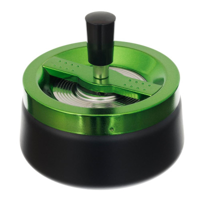 Пепельница SQuire круглая, покрытие хром, с й ручкой, 120 мм