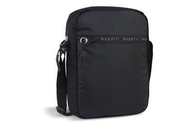 Сумка наплечная BUGATTI Blanc Delight, нейлон RPET600Dтарпаулинполиэстер, 20х6х26 см, 2 л