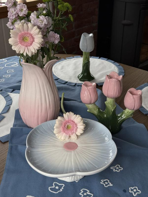 Подсвечник floret для трех свечей из коллекции , 20 см