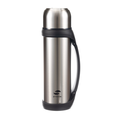 Термос Stinger, 2,2 л, широкий с ручкой, нержавеющая , 13,9 х 12,2 х 37,8 см