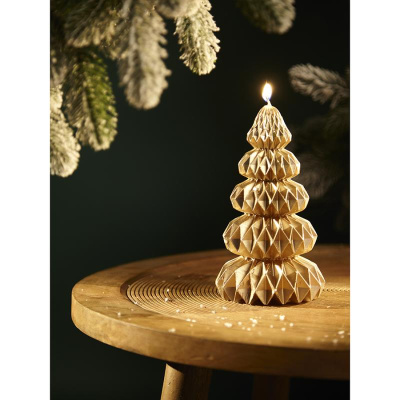 Свеча декоративная origami го цвета из коллекции new year essential, 19 см