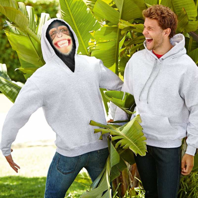 Толстовка Unique Hoodie, серо-лиловый_L, 80% хлопок, 20% полиэстер, 280 г/м2