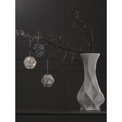 Набор елочных украшений из бумаги fashion moments из коллекции new year essential, 3 шт.