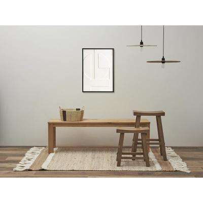 Панно декоративное с эффектом 3d minimalism, с черной рамой, 50х70 см