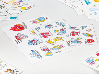 Наклейки UV-DTF Stiker Pack на заказ