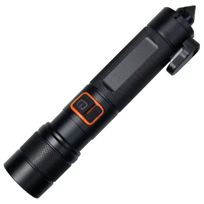 Фонарь Tools Jacob, алюминиевый, аккумуляторный, с зарядкой type-c, олотком