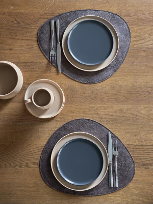 Набор из 4х двухсторонних сервировочных салфеток drop, 33х41 см, шоколадный